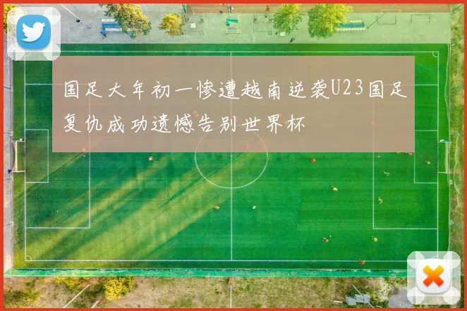 国足大年初一惨遭越南逆袭U23国足复仇成功遗憾告别世界杯