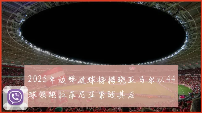 2025年边锋进球榜揭晓亚马尔以44球领跑拉菲尼亚紧随其后